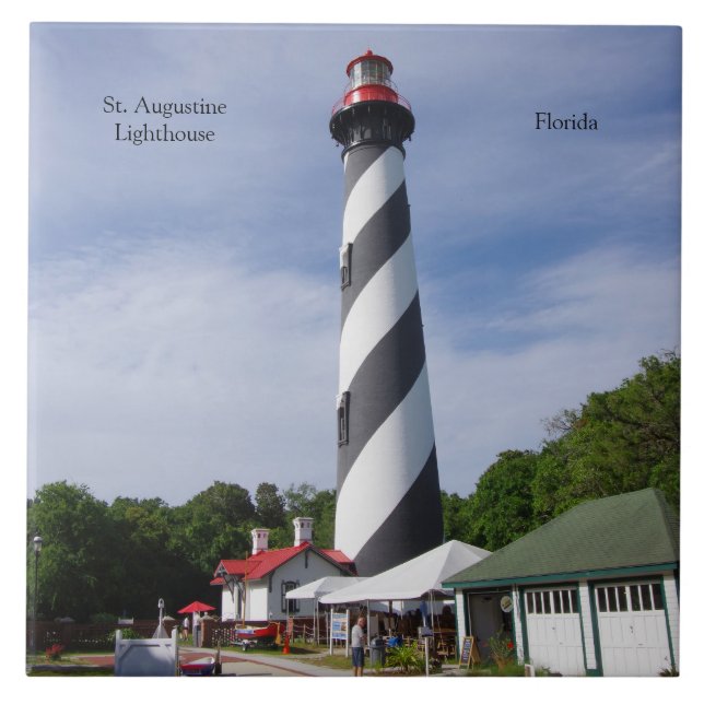 St. Augustine Lighthouse tile (Front)