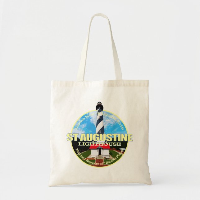 St Augustine Lighthouse Tote Bag (Front)