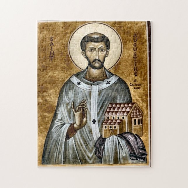 St. Augustine of Canterbury Orthodox Christian  Jigsaw Puzzle (Vertical)