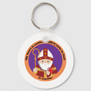 St. Augustine of Hippo Key Ring