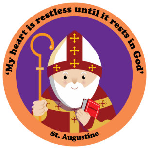 St. Augustine of Hippo Postcard