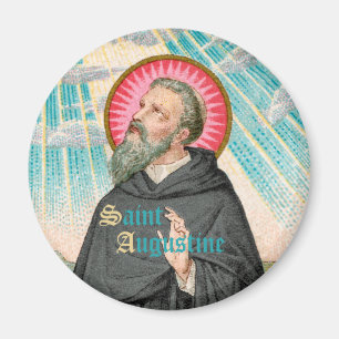 St. Augustine of Hippo (SAU 047; detail) Magnet