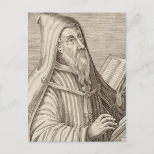 St. Augustine of Hippo The Flame of Divine Love Postcard