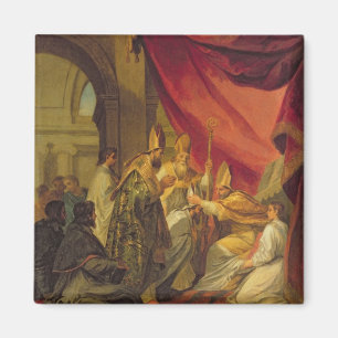 St. Augustine  ordained as the Bishop Magnet