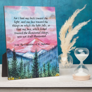 St. Augustine   Plaque