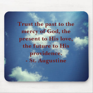 St. Augustine Quote Mouse Mat