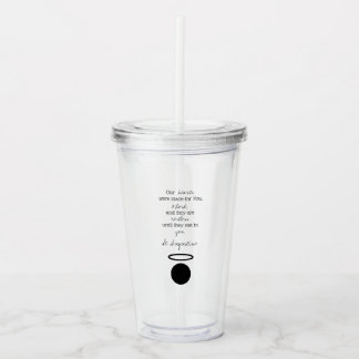 St. Augustine Quote Tumbler