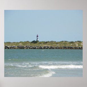ST. AUGUSTINE VIEW FROM VILANO BEACH POSTER