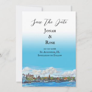 St. Augustine Wedding Announcement