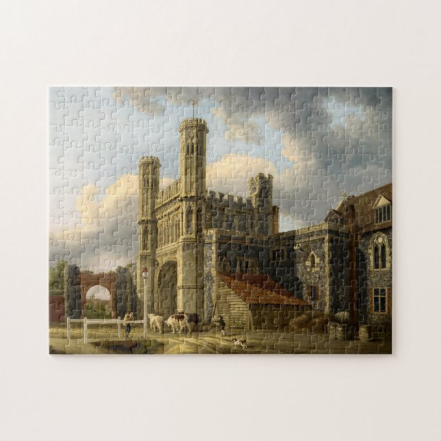 St Augustine's Gate Canterbury England Jigsaw Puzzle (Horizontal)