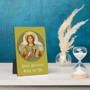 St. Barbara (BK 001) 5"x7" Plaque