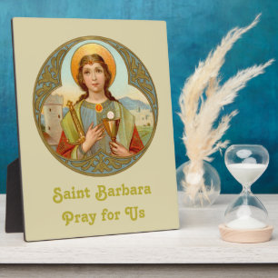 St. Barbara (BK 001) 8"x10" Plaque