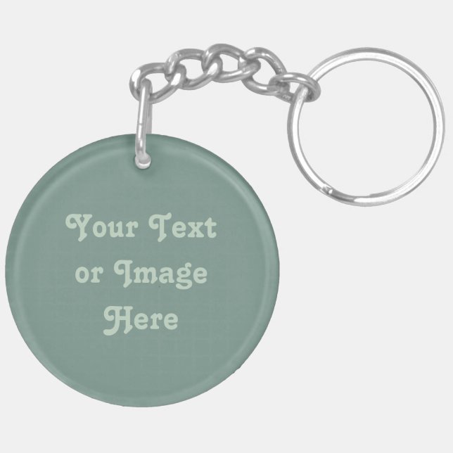 St. Barbara (BK 001) Blank/DIY Back Key Ring (Back Left)