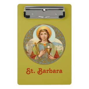 St. Barbara (BK 001) Mini Clipboard