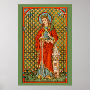 St. Barbara  (JP 01) 24"x36" Poster 2