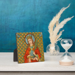 St. Barbara (JP 01) 5.25"x5.25" Plaque