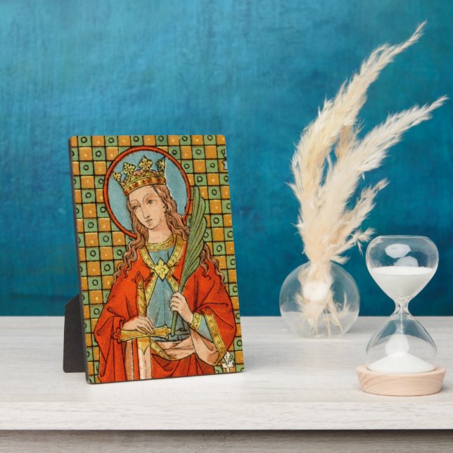 St. Barbara  (JP 01) 5"x7" Plaque (Side)