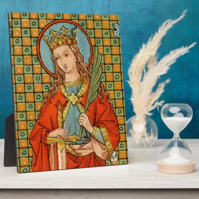 St. Barbara  (JP 01) 8"x10" Plaque (Side)