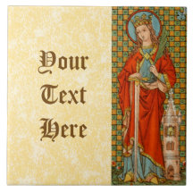 St. Barbara (JP 01) Ceramic Tile 2