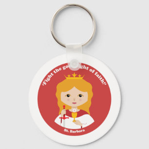 St. Barbara Key Ring