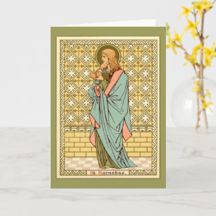 St. Barnabas the Apostle (RLS 02) Blank Greeting Card