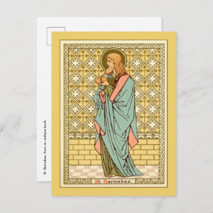 St. Barnabas the Apostle (RLS 02) Postcard 2