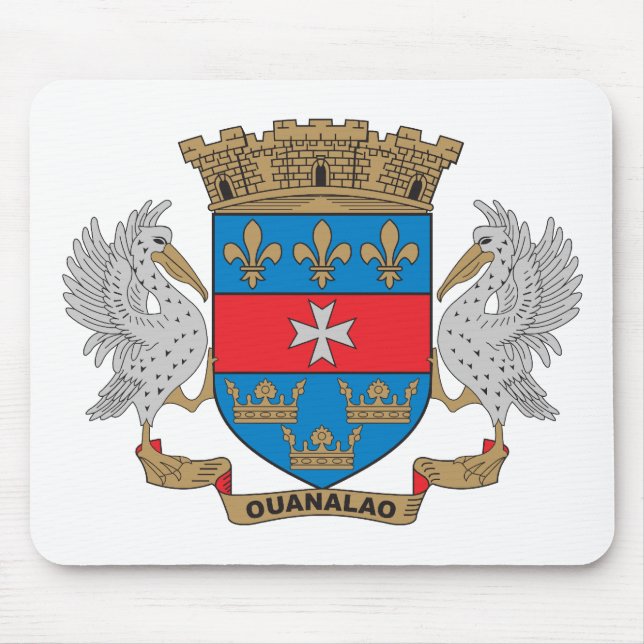 St. Barthelemy Coat of Arms Mouse Mat (Front)