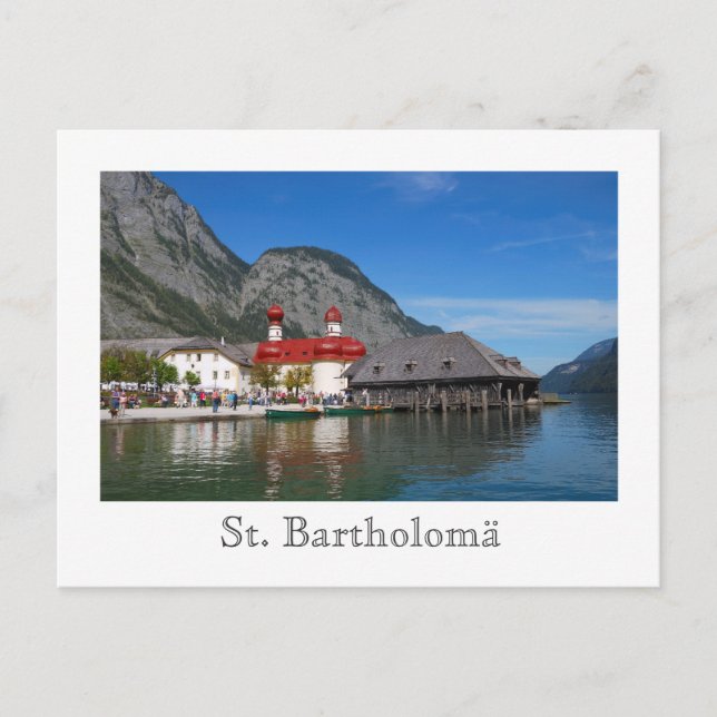 St. Bartholomä Church Postcard (Front)
