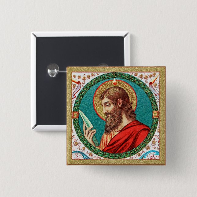 St. Bartholomew the Apostle (JMAS 03) 15 Cm Square Badge (Front & Back)
