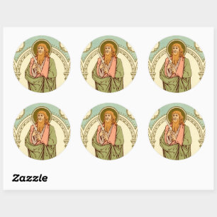 St. Bartholomew the Apostle (RLS 03) Classic Round Sticker