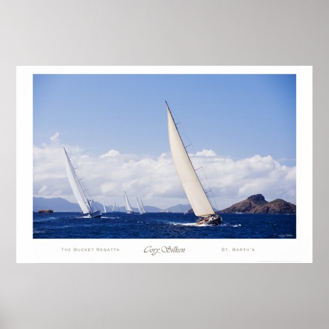 St. Barth's Bucket Regatta poster (Front)