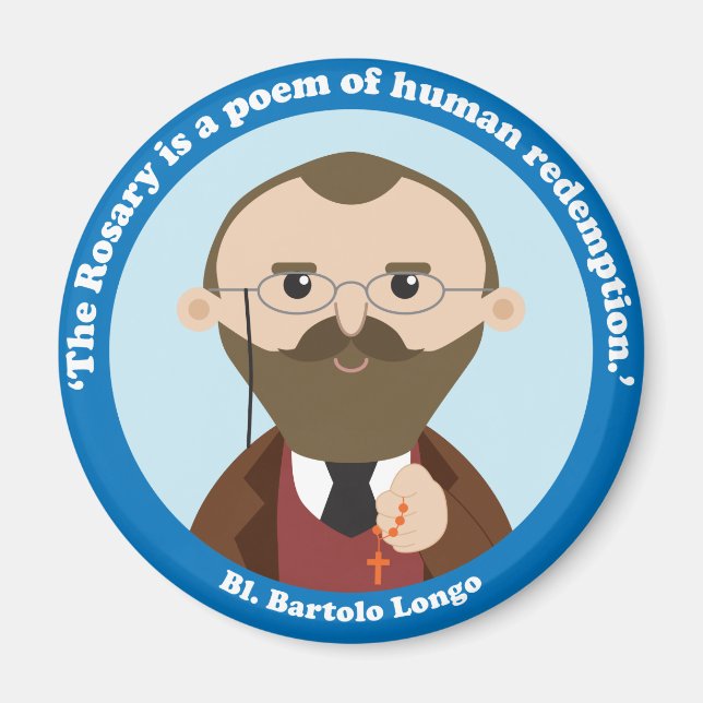 St. Bartolo Longo Magnet (Front)