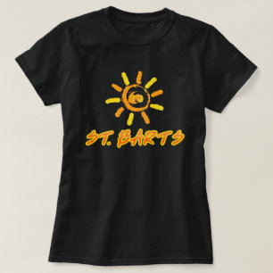 St. Barts bright yellow & orange T-Shirt