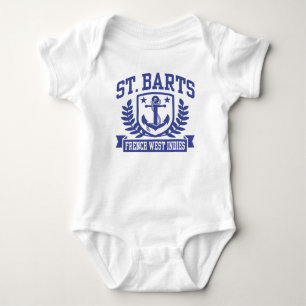 St. Barts French West Indies Baby Bodysuit