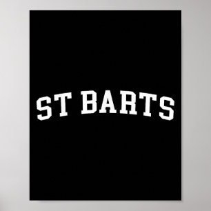 St Barts  Poster