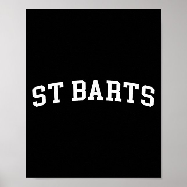 St Barts  Poster (Front)