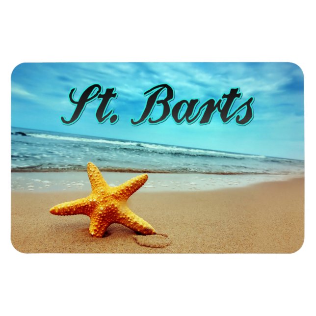 St. Barts starfish Magnet (Horizontal)