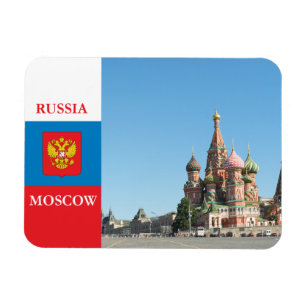 St.Basil Cathedral in Moscow Magnet