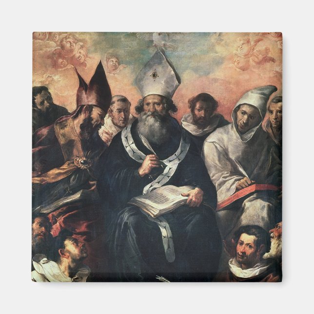 St. Basil Dictating his Doctrine Magnet (Front)