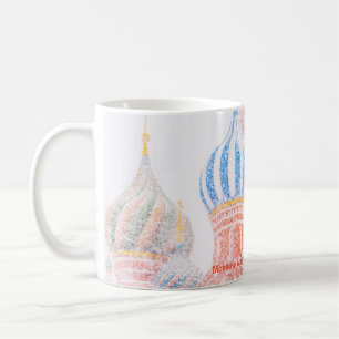 St Basil's Cathedral In Snowstorm Coffee Mug
