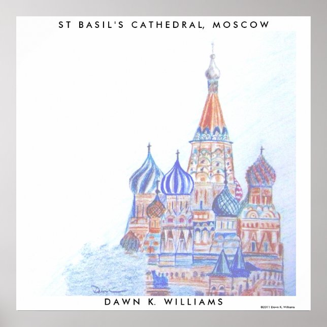 St. Basil's Cathedral Poster (Front)
