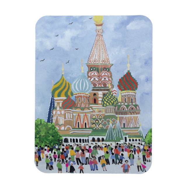 St. Basil's Cathedral Red Square 1995 Magnet (Vertical)