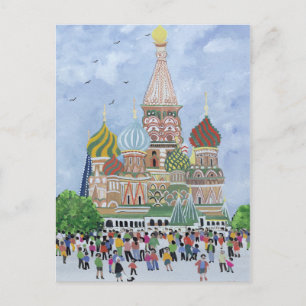 St. Basil's Cathedral Red Square 1995 Postcard