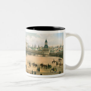 St. Basil's Cathedral seen from the Kremlin, from Two-Tone Coffee Mug
