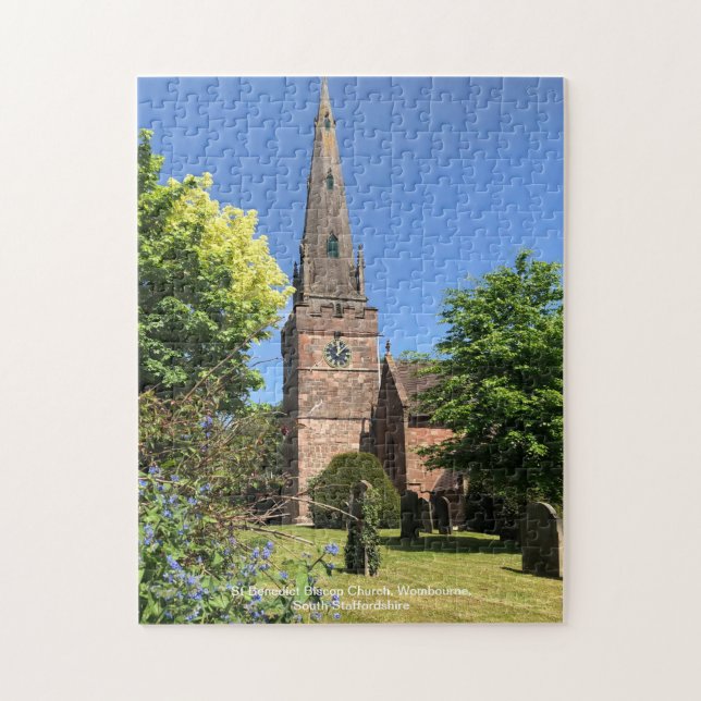 St Benedict Biscop Church Wombourne Staffordshire Jigsaw Puzzle (Vertical)
