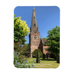 St Benedict Biscop Church Wombourne Staffordshire Magnet