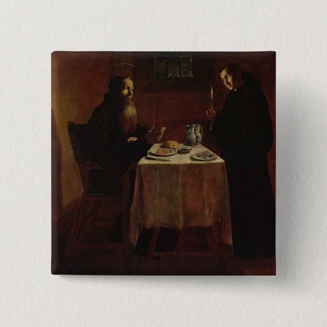 St. Benedict Blessing St. Maur 15 Cm Square Badge (Front)