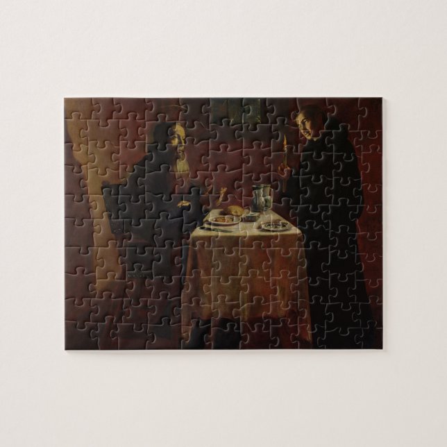 St. Benedict Blessing St. Maur Jigsaw Puzzle (Horizontal)