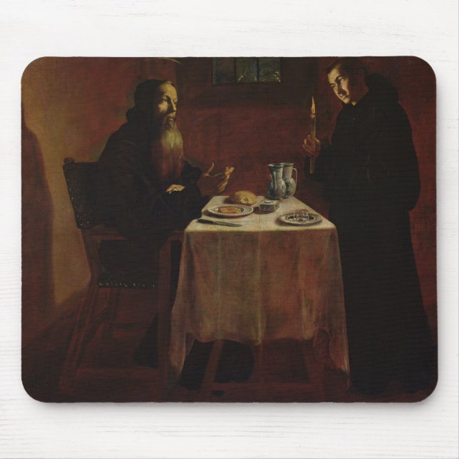 St. Benedict Blessing St. Maur Mouse Mat (Front)
