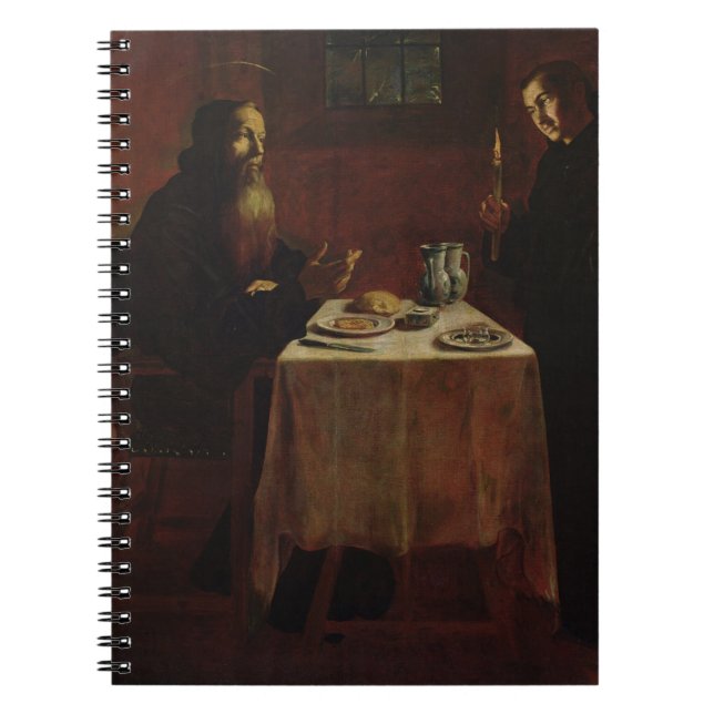 St. Benedict Blessing St. Maur Notebook (Front)
